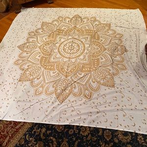 Gold and cream tapestry large